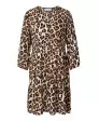 Midikleid Leopardenmuster