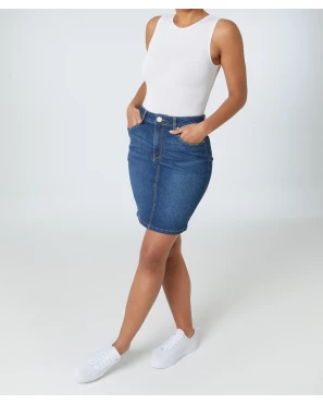 Jeansrock High-Waist