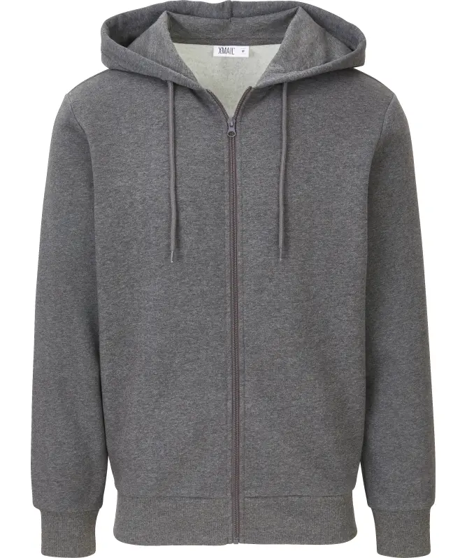 Sweatjacke in Melange