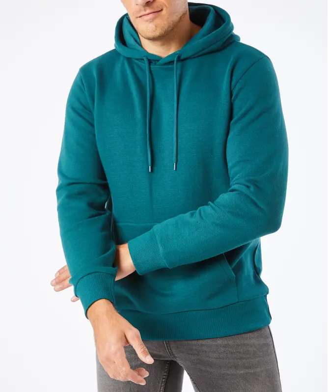 Basic Pullover in Petrol