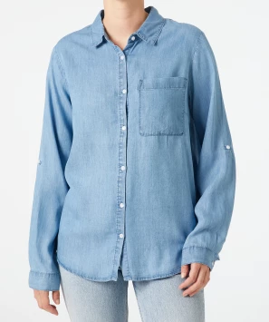 Denim blouse