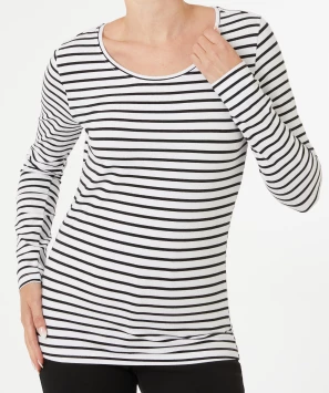 Langarmshirt mit Stretch