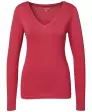 Weinrotes Langarmshirt