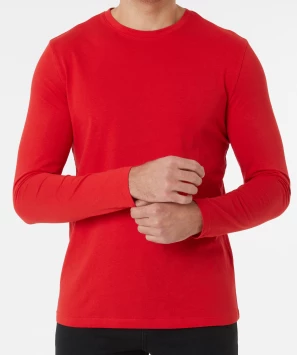 Rotes Langarmshirt