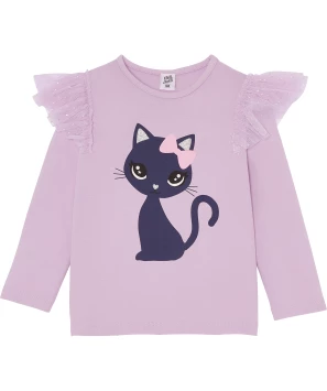 Langarmshirt Katze