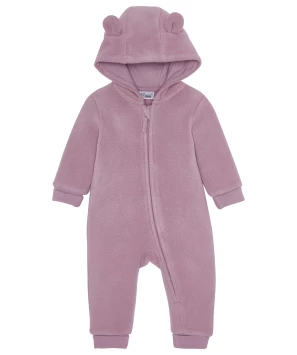 Baby fleece romper