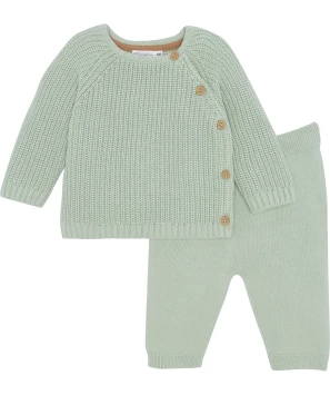 Gebreide trui en gebreide broek voor baby's