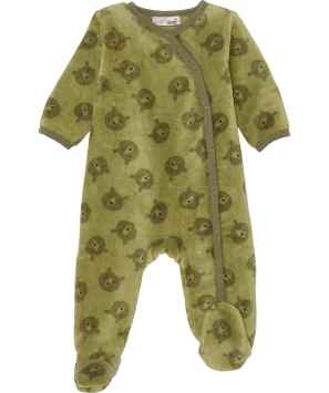 Baby fleece romper