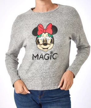 Minnie Mouse Strickpullover Weihnachten