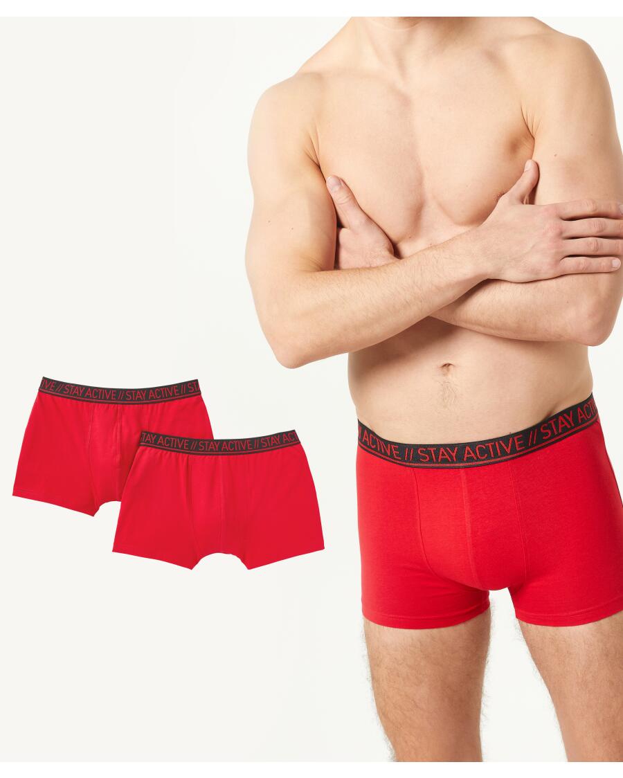 Retro Boxershorts rot