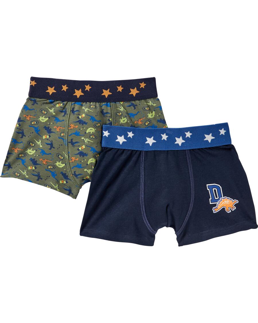 Boxerky s dinosaury tmavě modrá