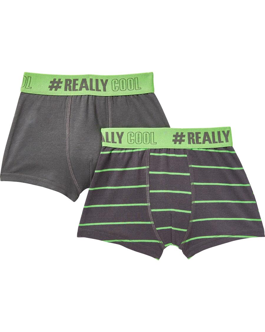 Retro Boxershorts dunkelgrau
