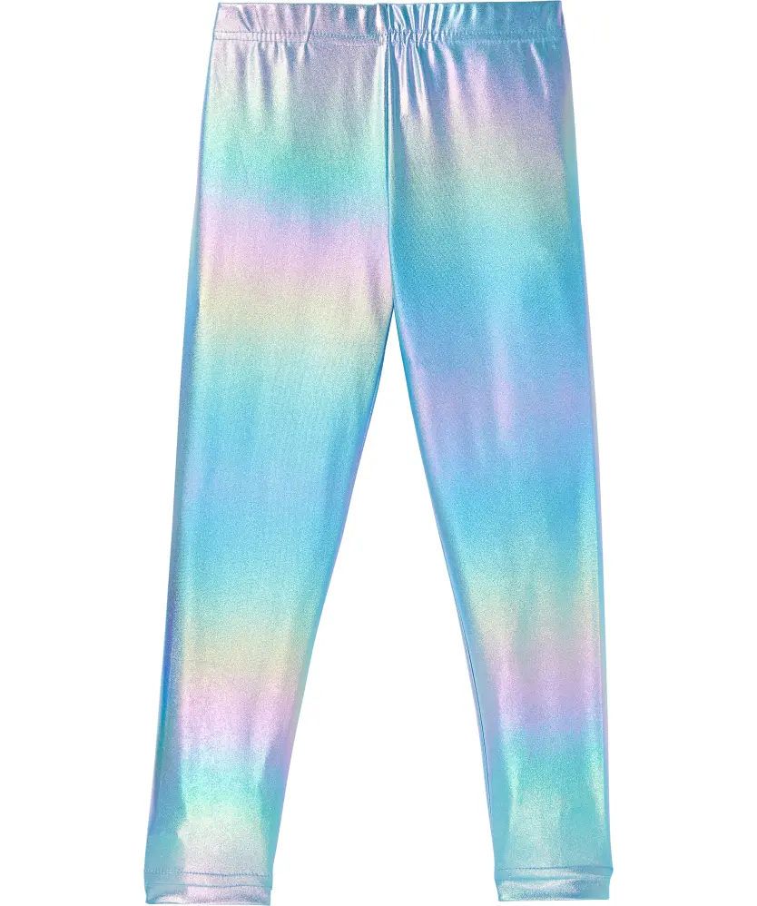 Leggings mit Holo-Effekt elastischer Bund