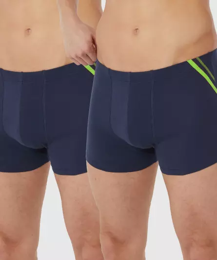 Retro boxershort met contrasterende stiksels