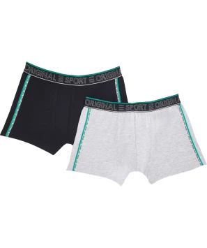 Retro Boxershorts mit Schriftzug