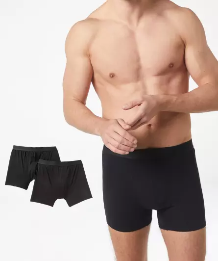 Schwarze Retro Boxershorts