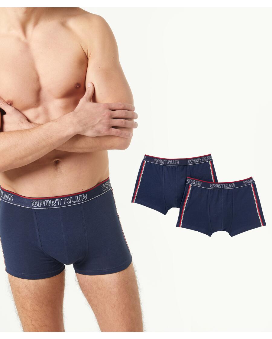 Retro Boxershorts dunkelblau