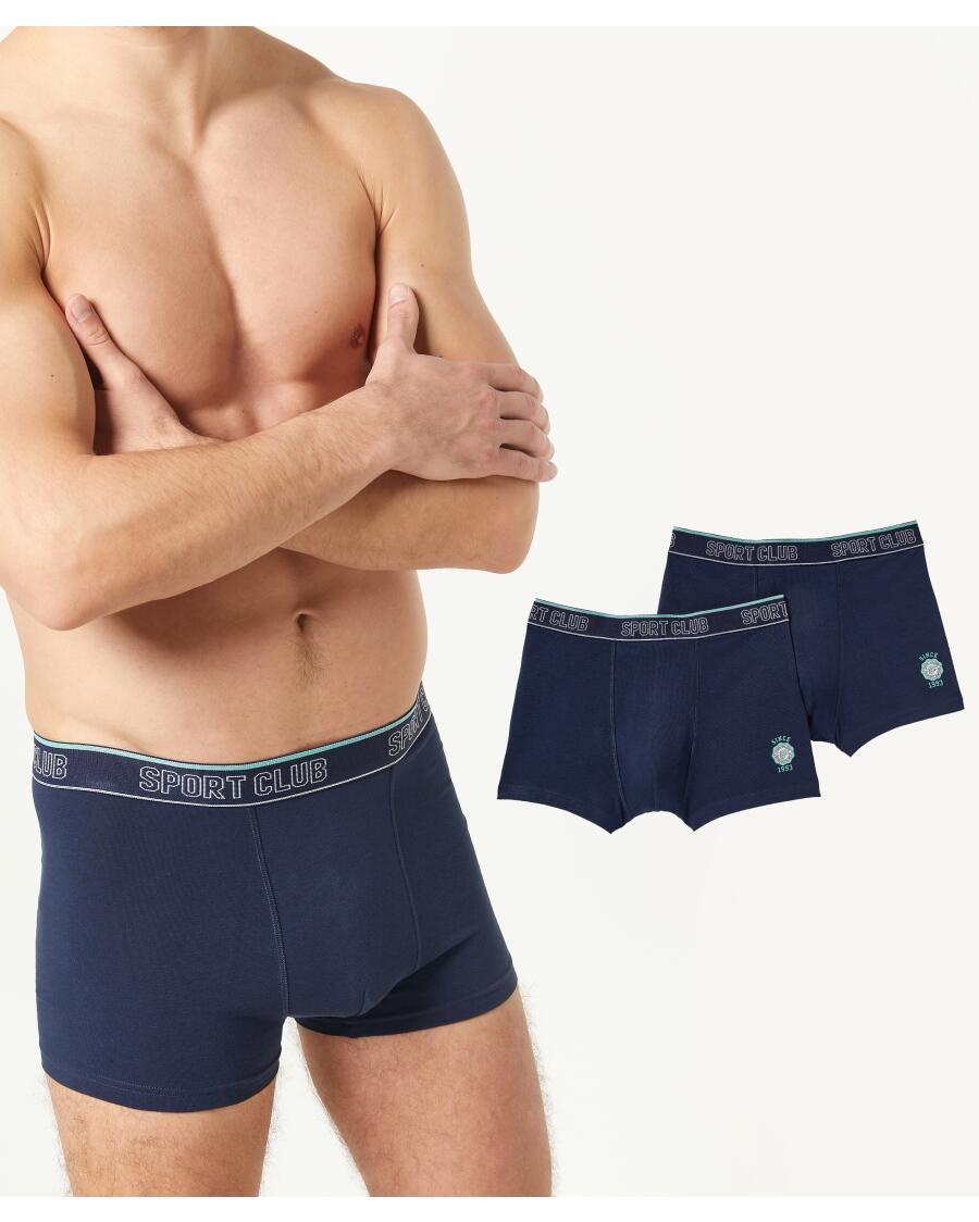 Retro Boxershorts dunkelblau