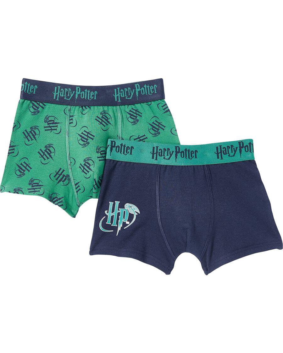 Retro boxerky Harry Potter zelená