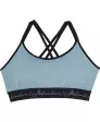 Sport-Bustier mit überkreuzten Trägern