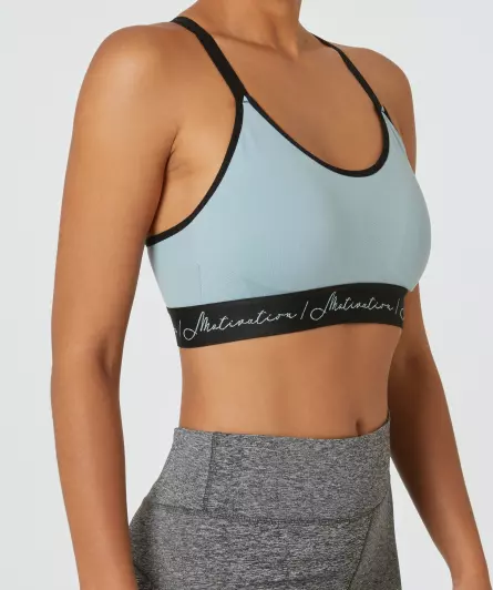 Sport-Bustier mit überkreuzten Trägern