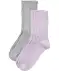 Wintersocken lila