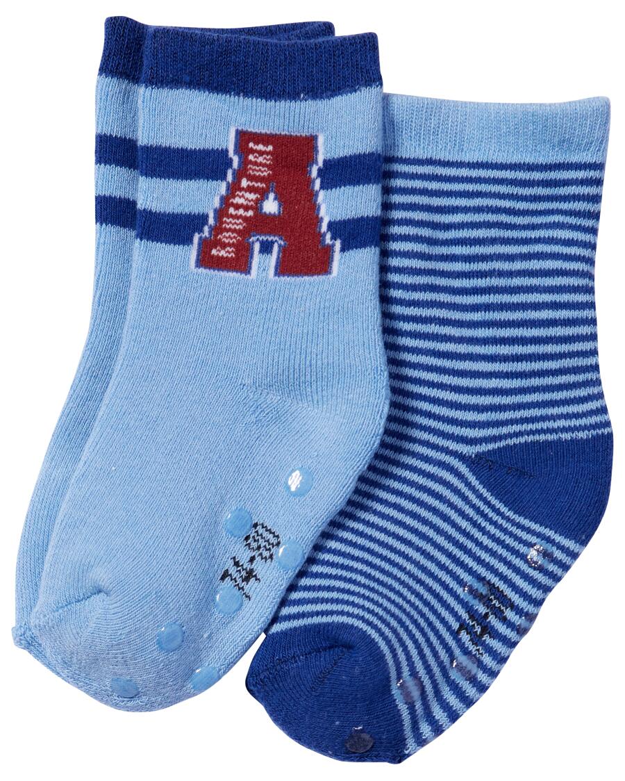 Frotteesocken im Doppelpack blau