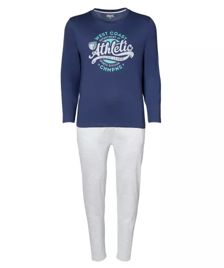 Pyjama met print aan de voorkant