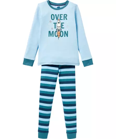Pyjama mit Rippbündchen