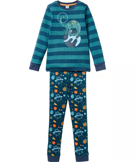 Pyjama mit Rippbündchen