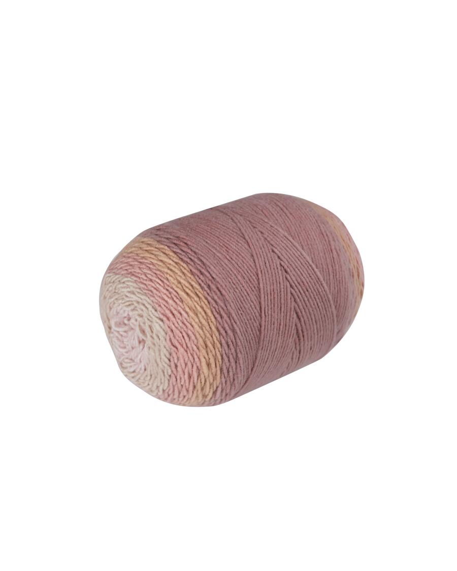 Breiwol “Cake” met kleurverloop nude