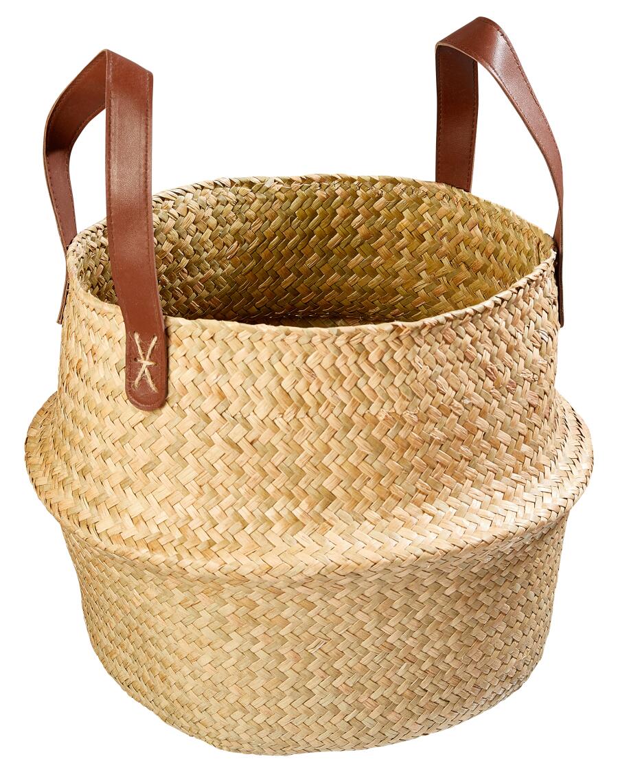Mand van zeewier naturel