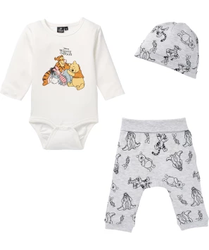 Winnie Pooh Newborn Mütze + Body + Hose