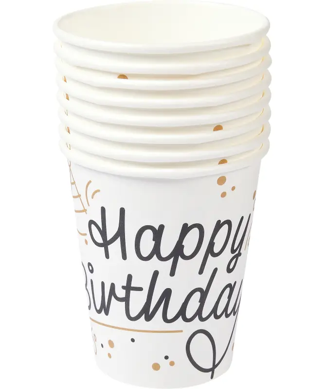 Pappbecher Geburtstag