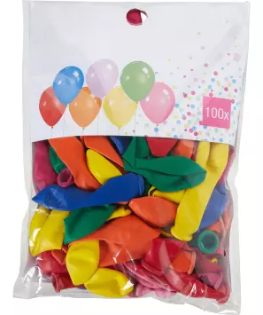 Ballonnen in verschillende kleuren