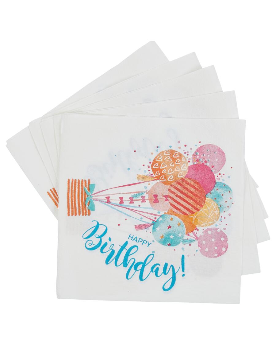 Servietten Geburtstag bunt