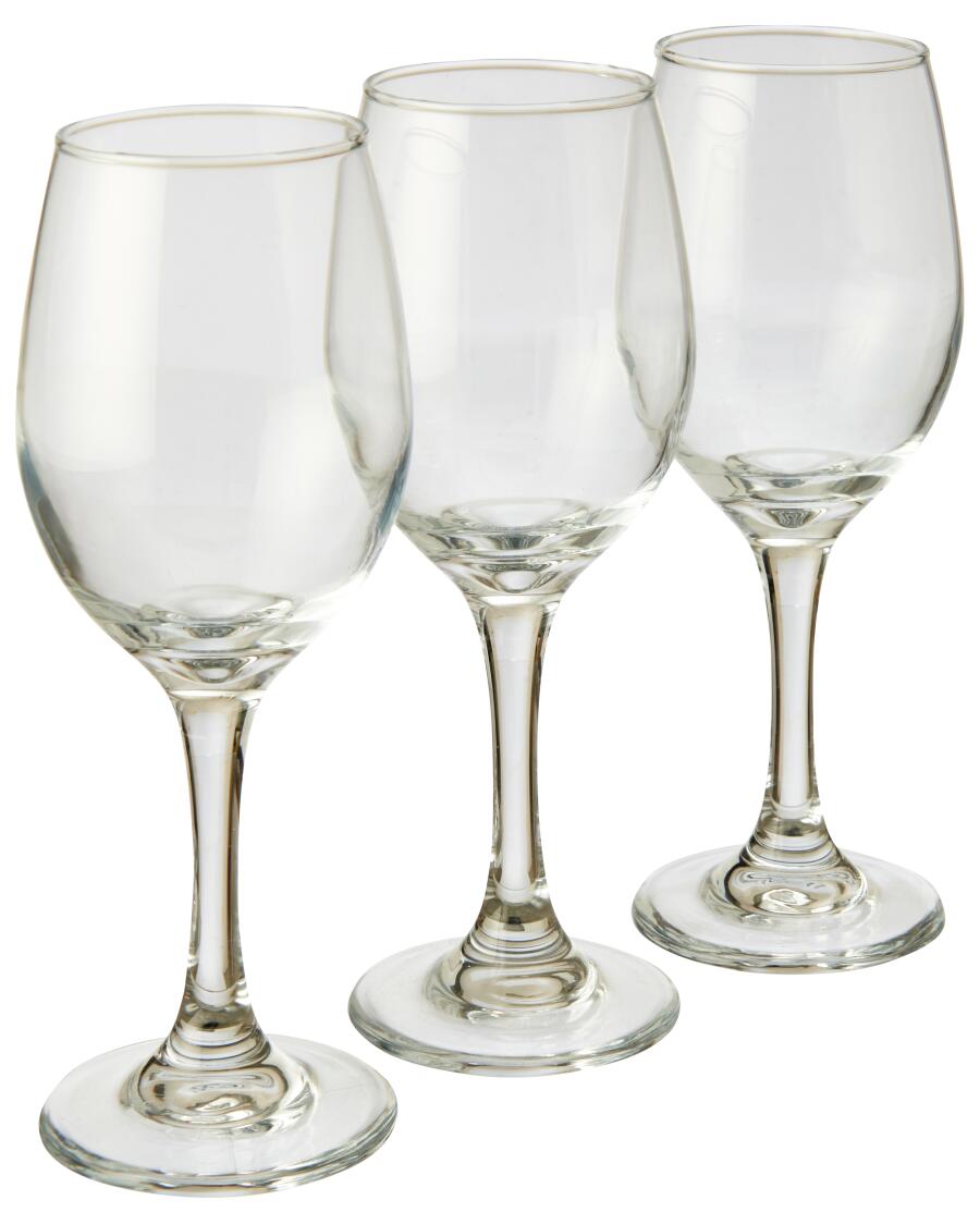 Rotweingläser transparent