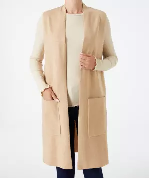 Gebreid gilet
