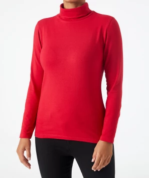 Rotes Langarmshirt