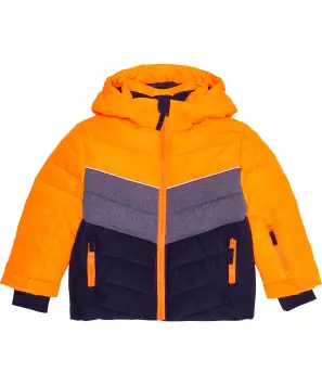 Kleurblokkerend ski-jack