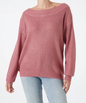 Strickpullover in Rosa