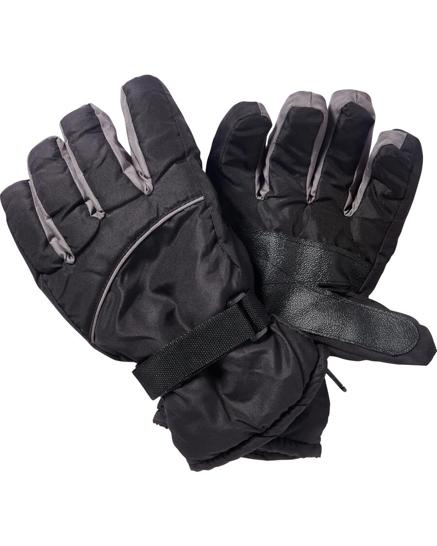 Skihandschoenen zwart/grijs