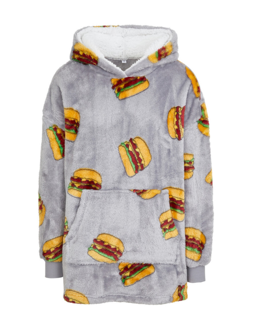 Bluza polarowa Burger X-Mail, oversize