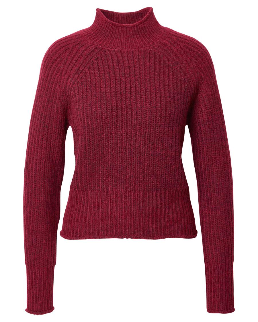 Sweter z dzianiny Janina, przycięty