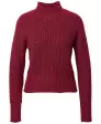 Strickpullover mit Stehkragen