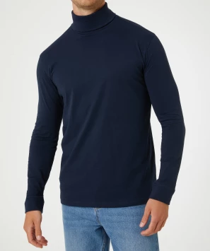 Schlichter Rollkragenpullover