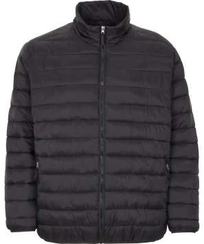 Schwarze Steppjacke