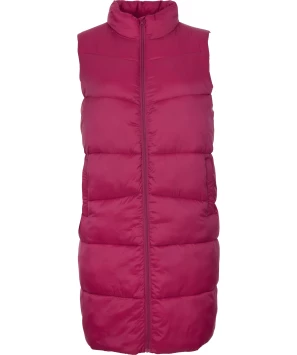 Lange gewatteerd bodywarmer