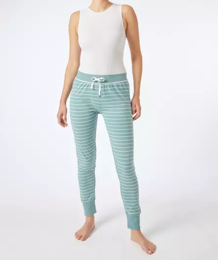 Gestreifte Pyjamahose