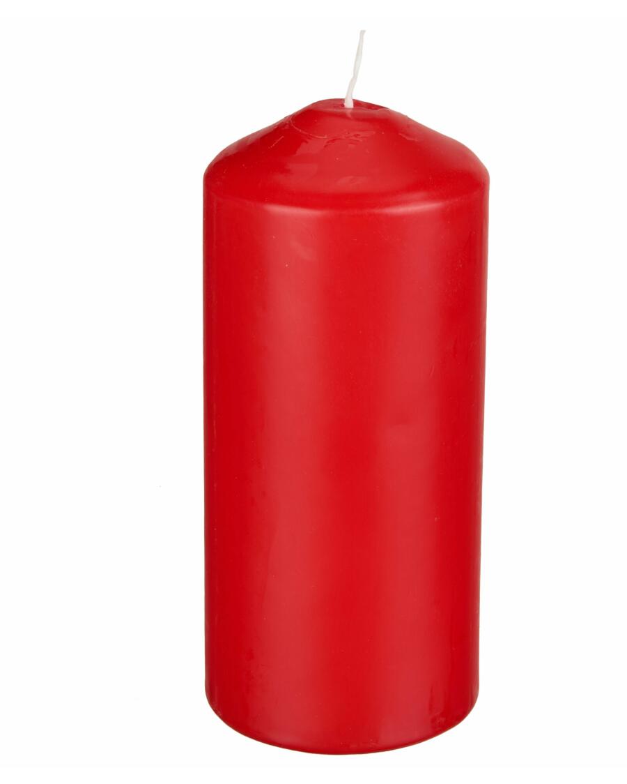 Sloupková svíčka červená